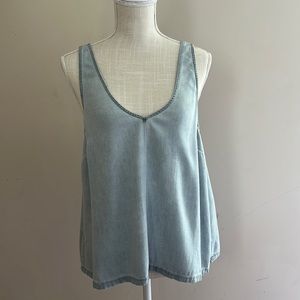 Treasure & Bond Gray Blue Tank Top Size: S
